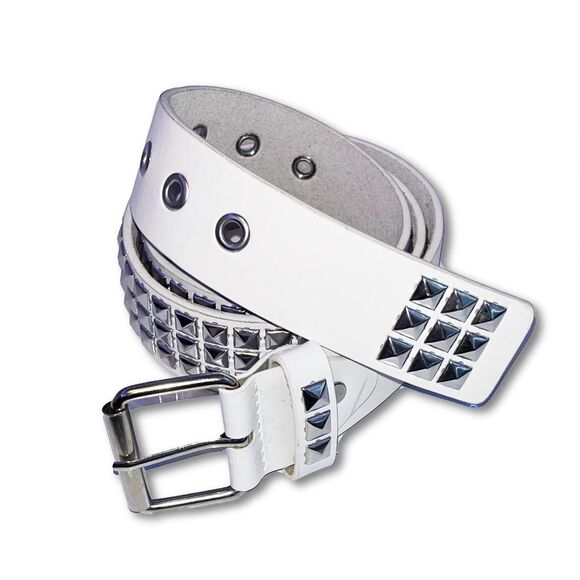 white studded belt y2k punk - Picture 1 of 3